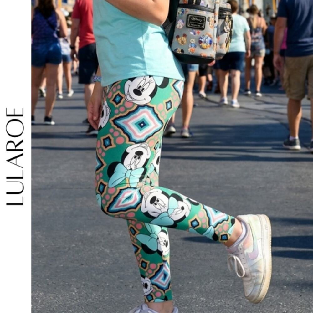 Minnie Mouse Disney Leggings LULAROE One Size (fits 2-10) NWT!
